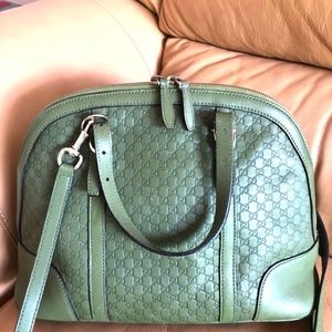 Gucci Microguccissima Nice Cross Body Leather Bag